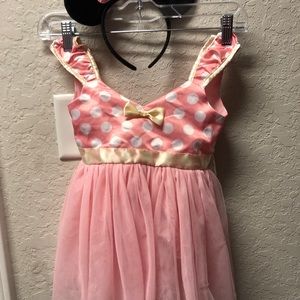 Toddler’s tutu Minnie Mouse dress